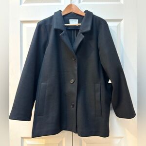Old Navy Soft-Brushed Button-Front Car Coat. Women’s size XLP. NWT.